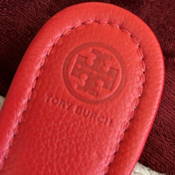 Tory Burch Maritime stripped leather sandals - Picture 6 of 6